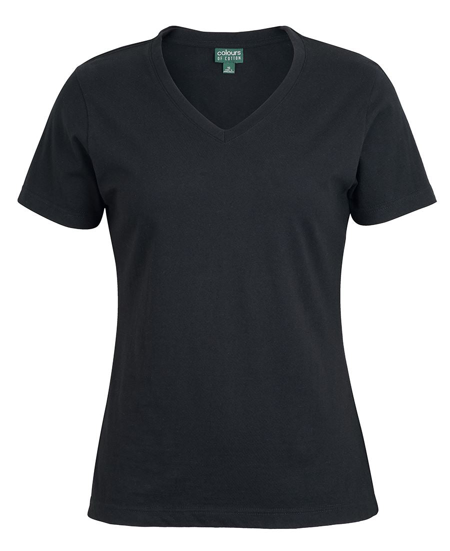 C OF C LADIES V-NECK TEE 1VT1 Constructed V-Neck