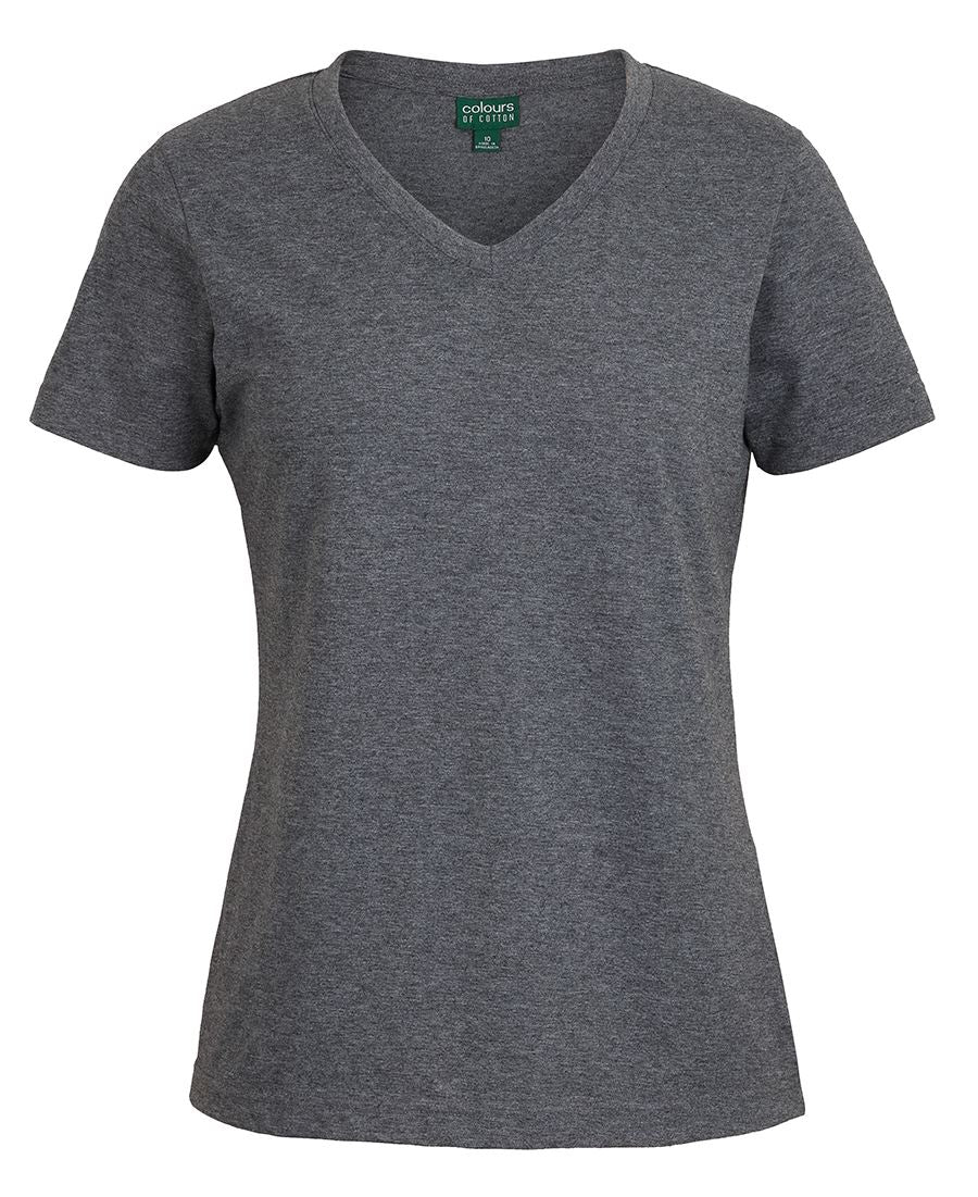 C OF C LADIES V-NECK TEE 1VT1 Constructed V-Neck