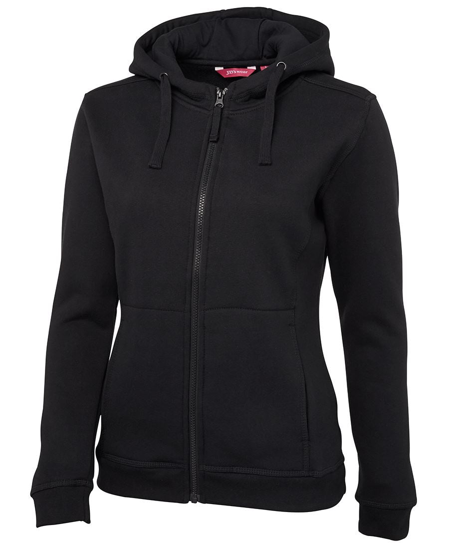 LADIES FULL ZIP FLEECY HOODIE 3HJ1 Form-fitting comfort