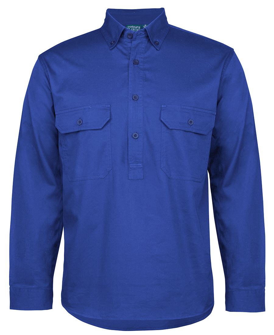 C OF C LONGREACH L/S CLOSED FRONT SHIRT 4LLC Close Front Comfort
