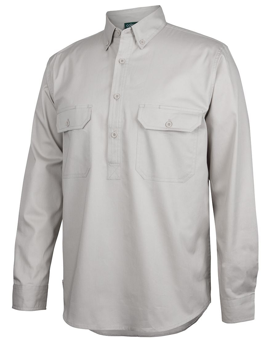 C OF C LONGREACH L/S CLOSED FRONT SHIRT 4LLC Close Front Comfort
