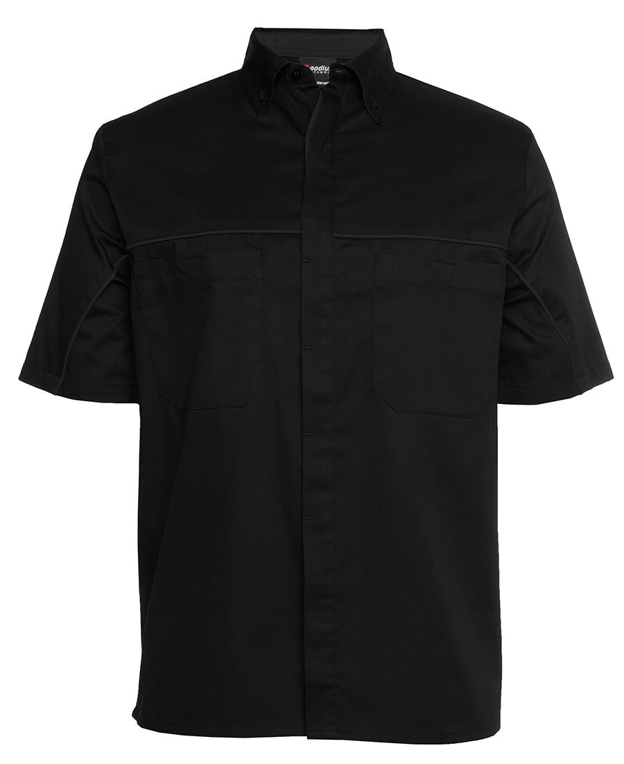 PODIUM INDUSTRY SHIRT 4MSI Stylish contrast piping along front and back yoke