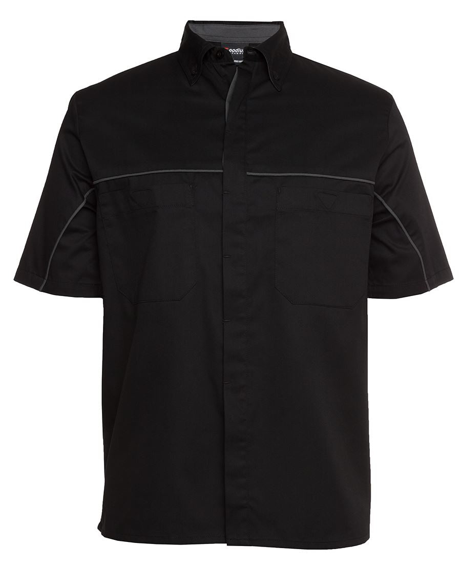 PODIUM INDUSTRY SHIRT 4MSI Stylish contrast piping along front and back yoke