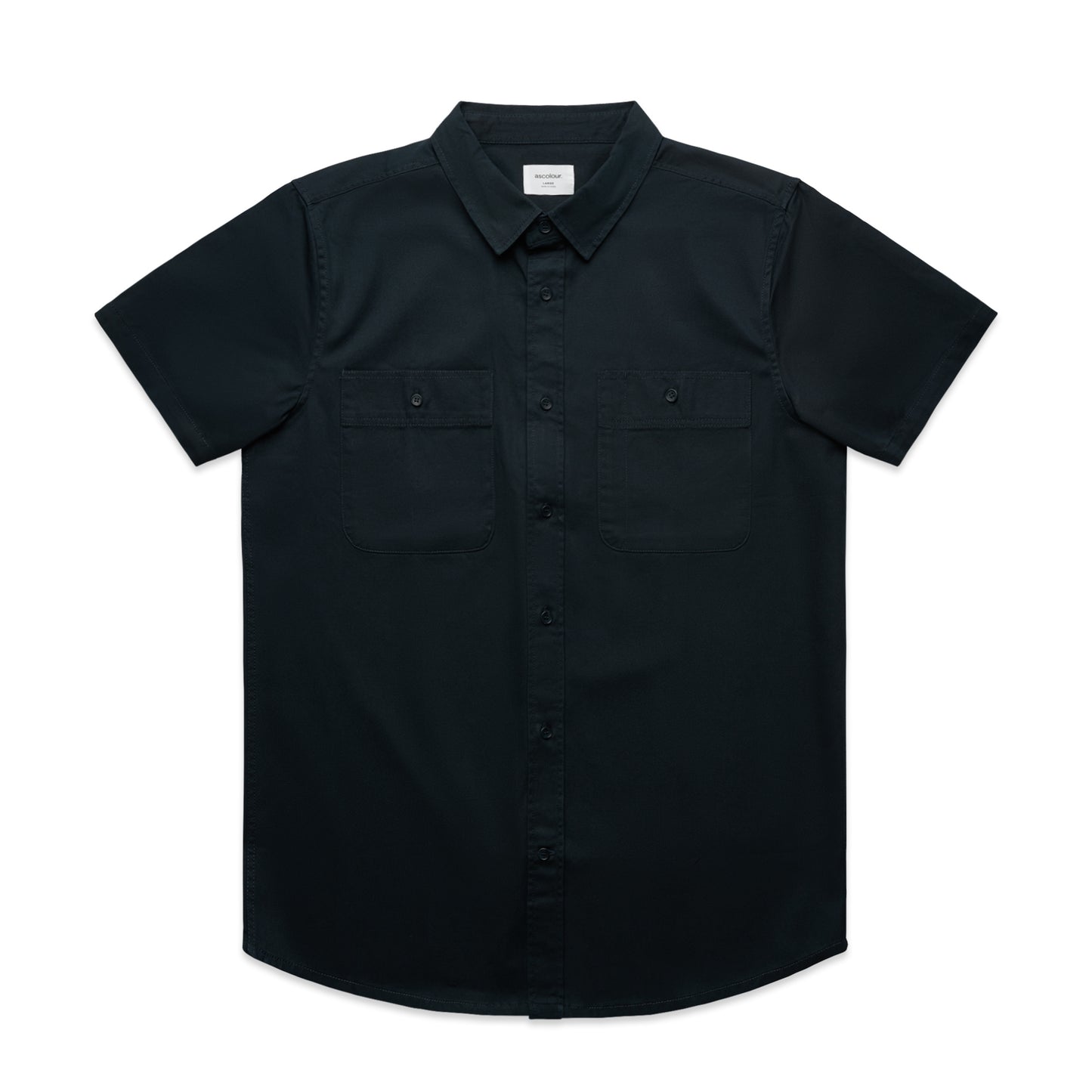 AS COLOUR MENS WORK S/S SHIRT - 5421