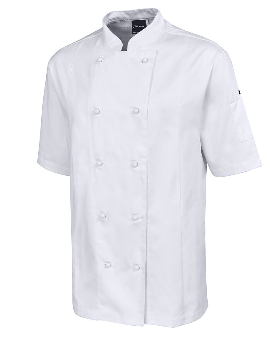 VENTED CHEF'S S/S JACKET 5CVS
