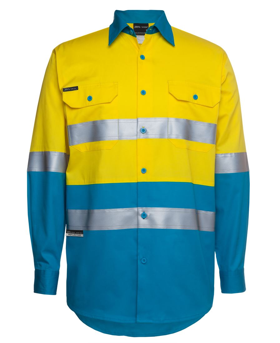 HI VIS L/S (D+N) 150G WORK SHIRT 6DNWL