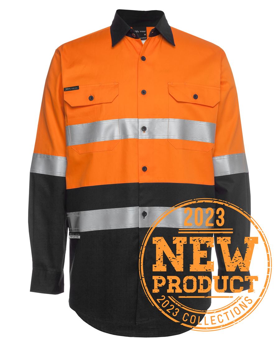 HI VIS L/S (D+N) 150G WORK SHIRT 6DNWL