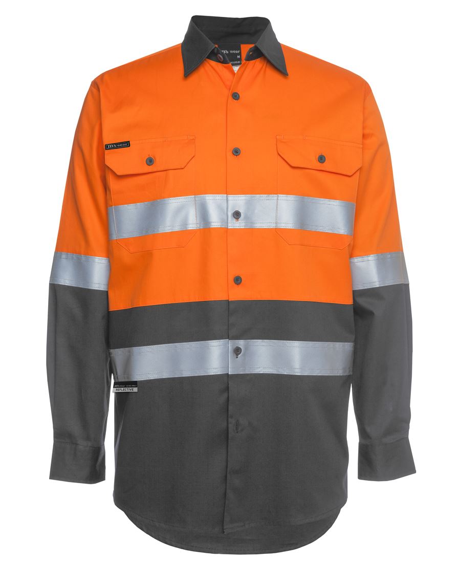 HI VIS L/S (D+N) 150G WORK SHIRT 6DNWL
