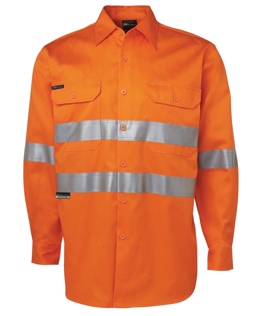 L/S 190G WORK SHIRT WITH REFLECTIVE TAPE 6HDNL