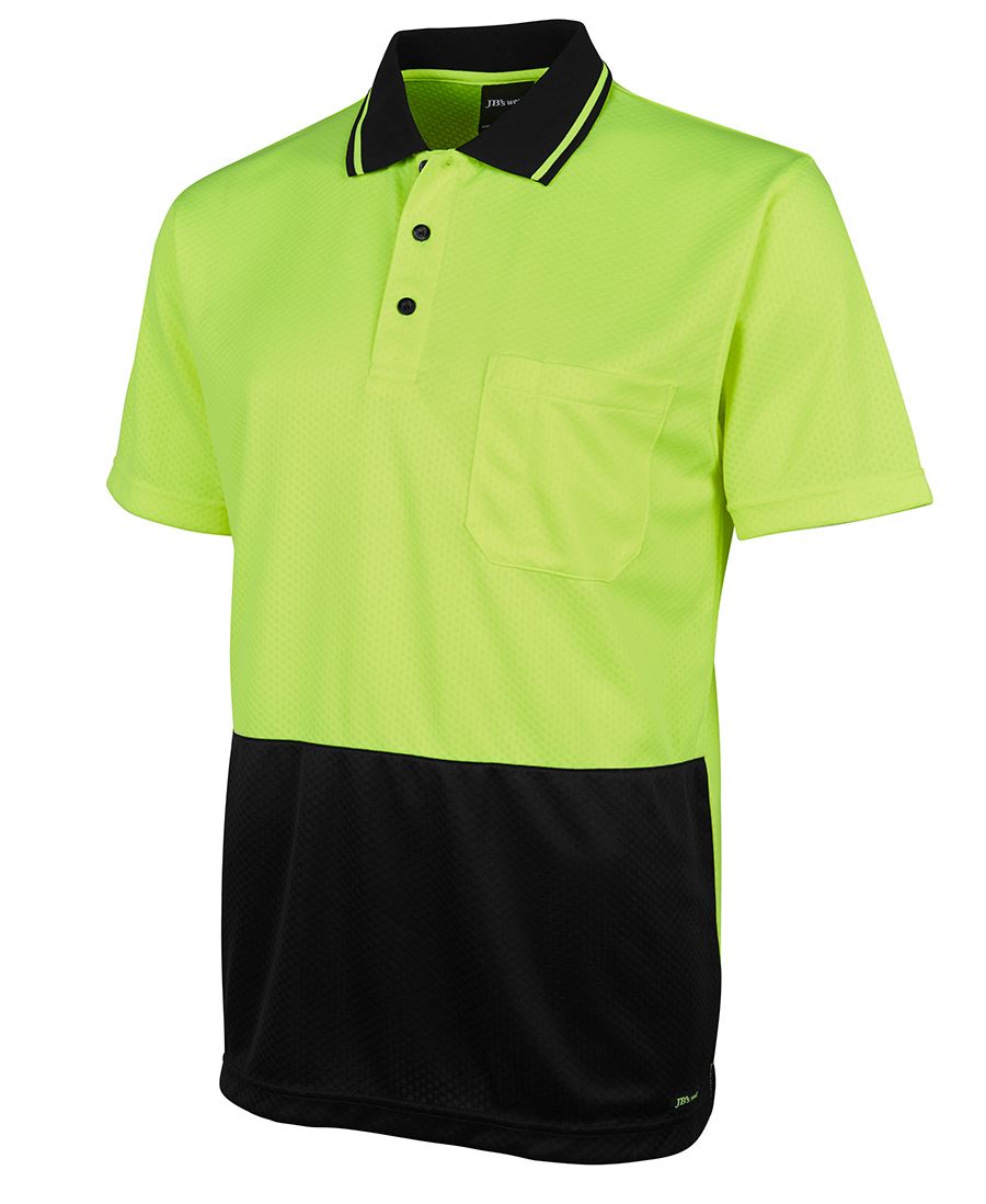 HI VIS JACQUARD NON CUFF POLO 6HJNC
