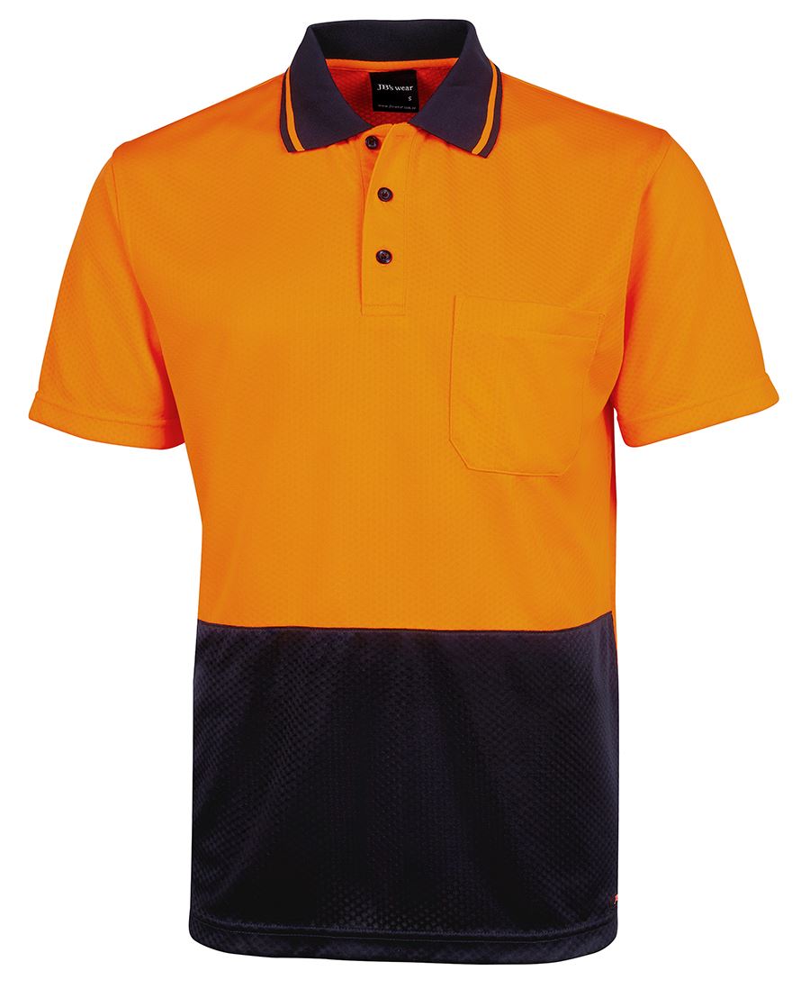 HI VIS JACQUARD NON CUFF POLO 6HJNC