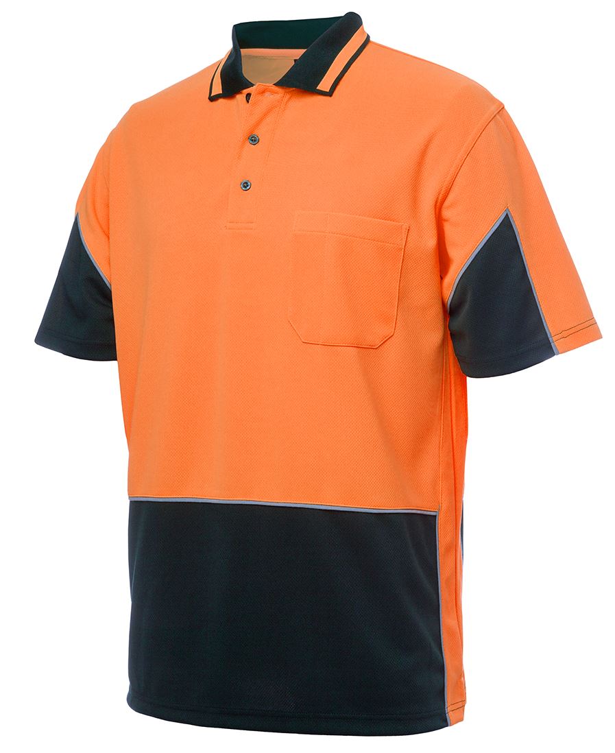HI VIS S/S GAP POLO 6HVGS In the detail