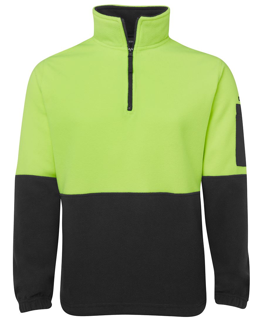HI VIS 1/2 ZIP POLAR FLEECE 6HVPF
