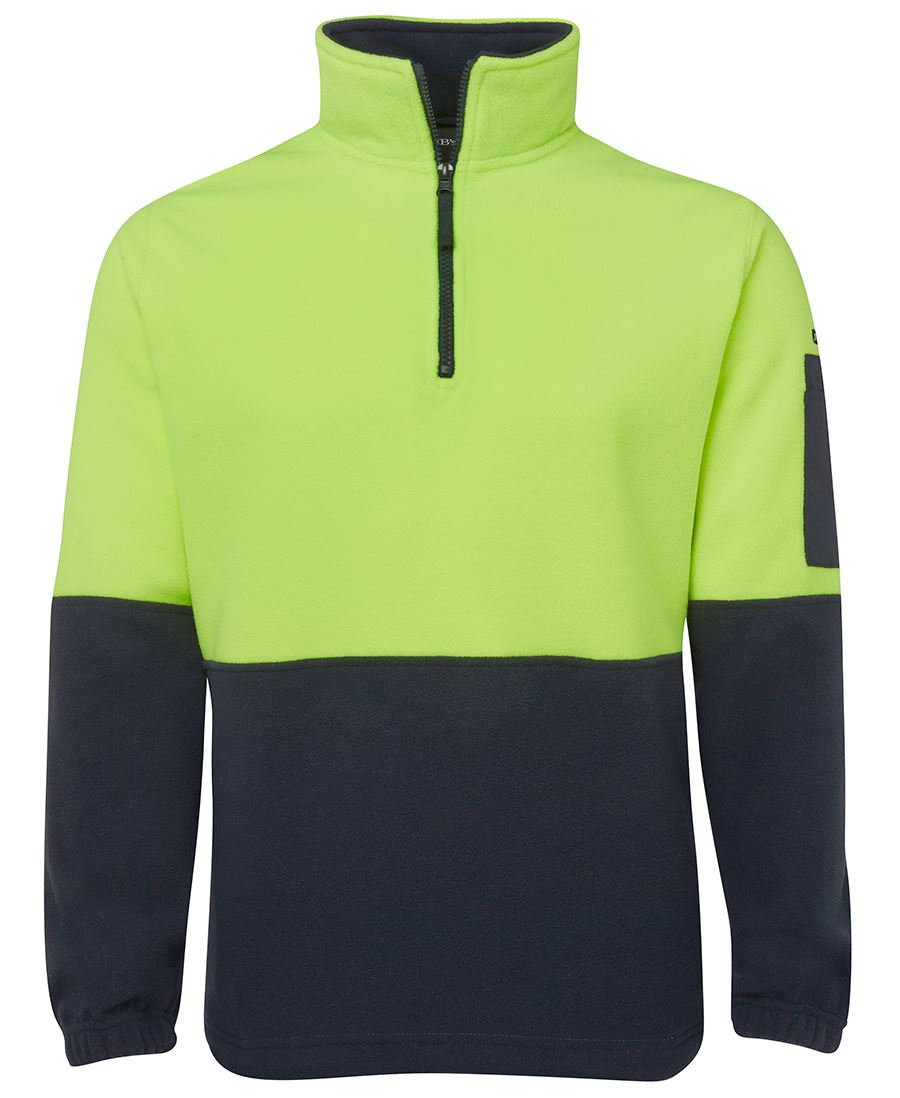 HI VIS 1/2 ZIP POLAR FLEECE 6HVPF