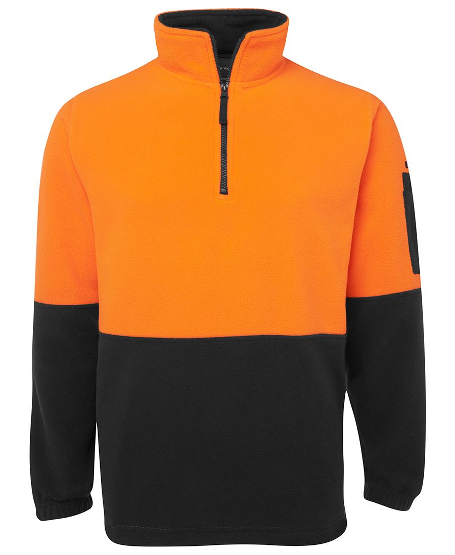 HI VIS 1/2 ZIP POLAR FLEECE 6HVPF