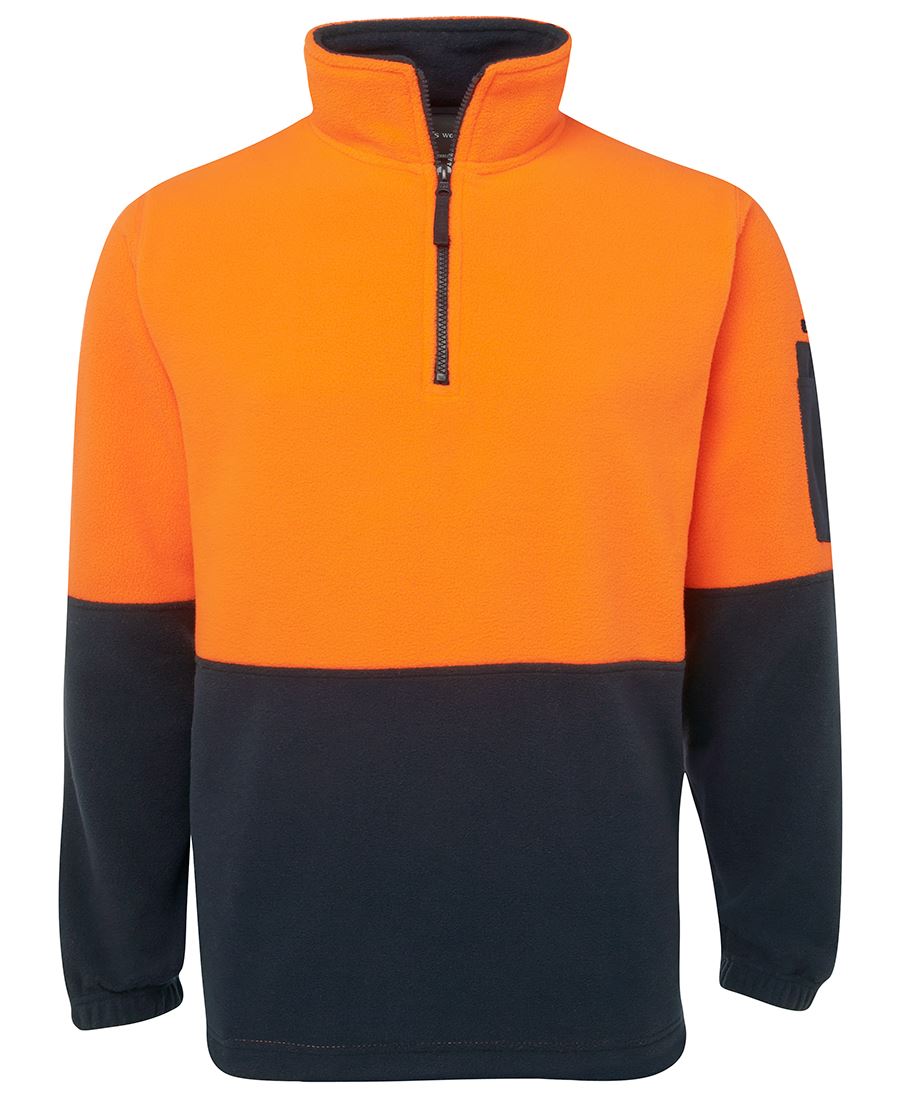 HI VIS 1/2 ZIP POLAR FLEECE 6HVPF