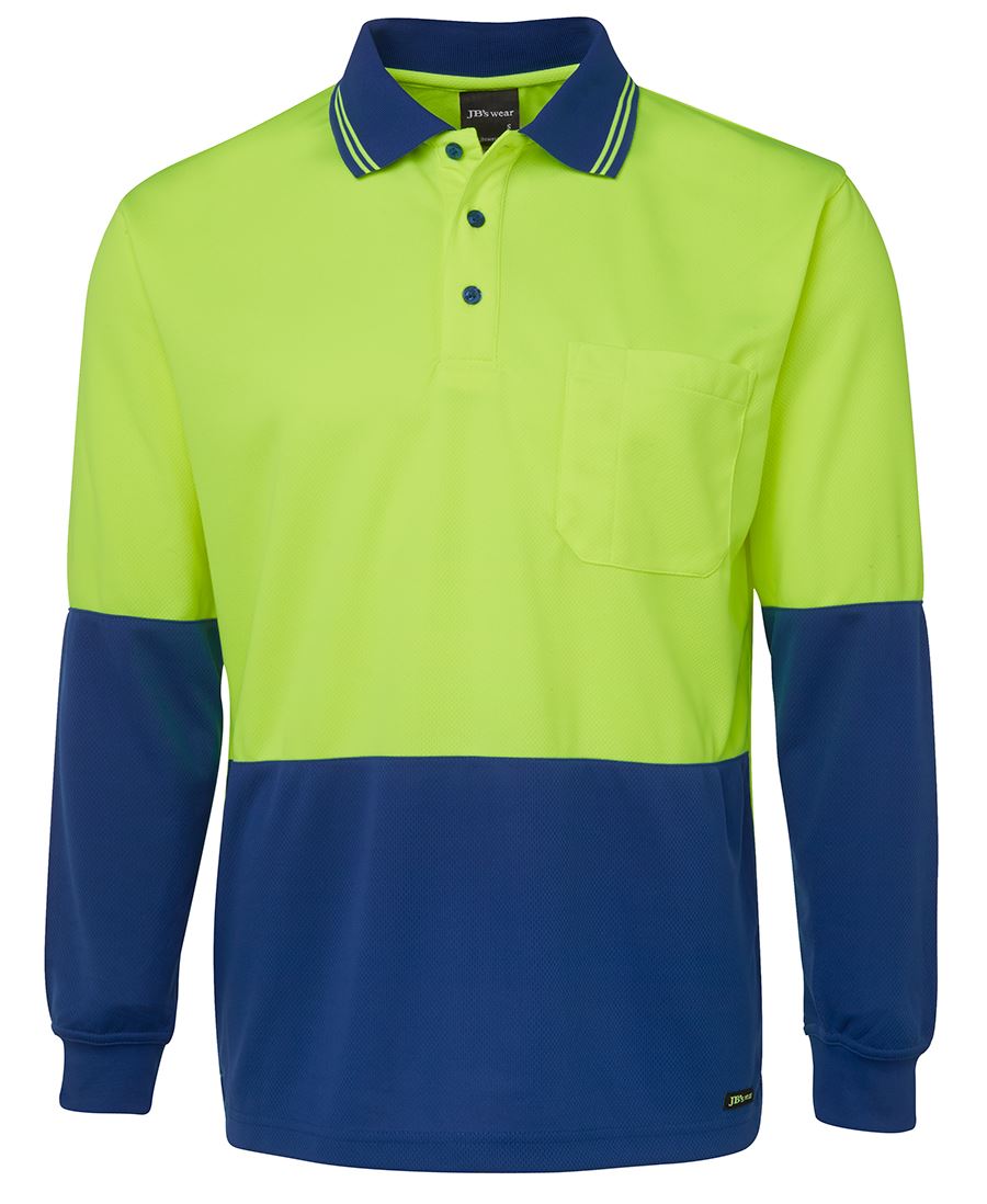 HI VIS L/S TRADITIONAL POLO 6HVPL A smart choice