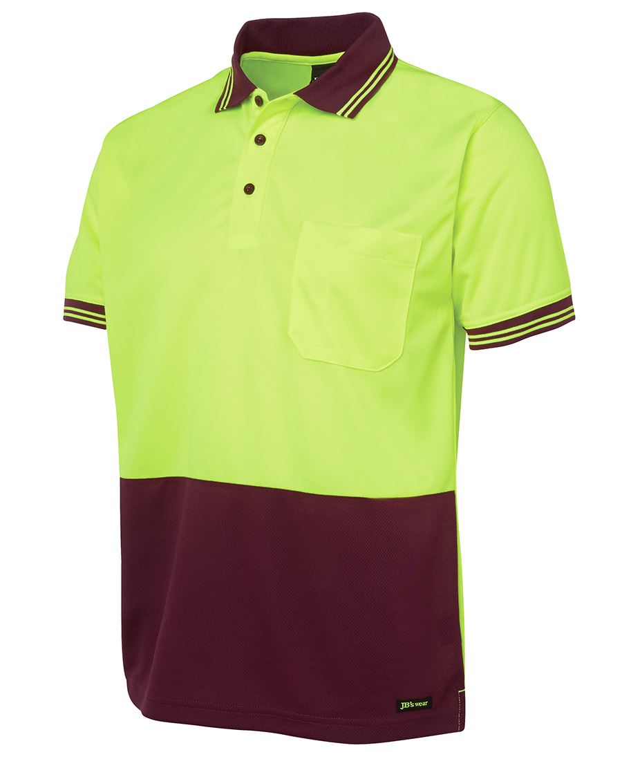 HI VIS S/S TRADITIONAL POLO 6HVPS