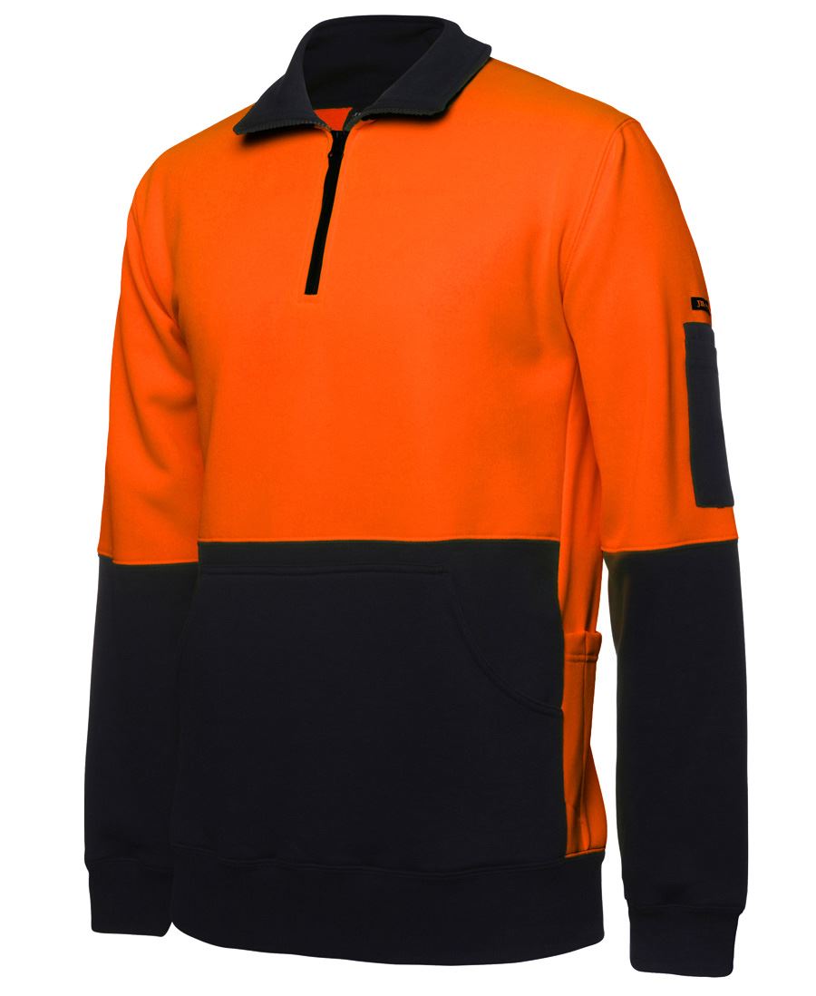 HI VIS 330G 1/2 ZIP FLEECE 6HVPZ