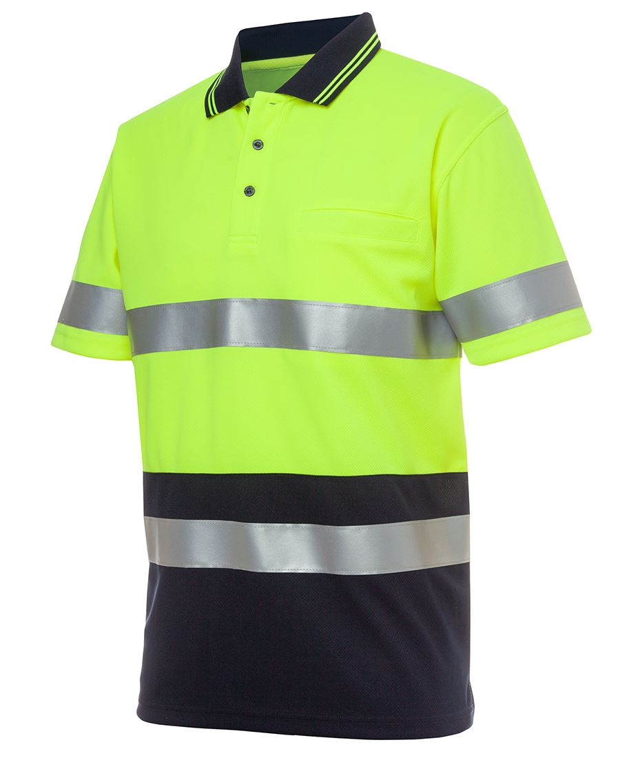 HI VIS S/S (D+N) TRADITIONAL POLO 6HVST