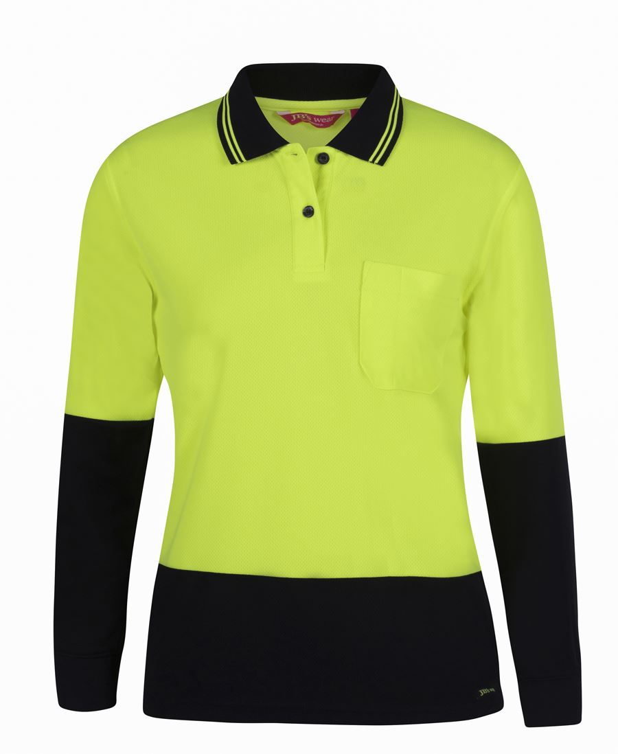 LADIES HI VIS L/S COMFORT POLO 6LHCL Look No Further