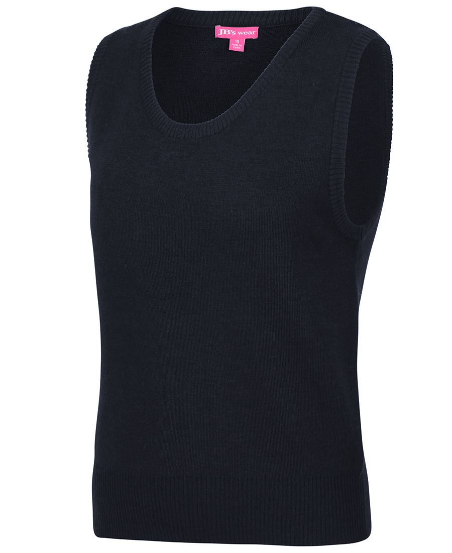 LADIES CORPORATE CREW NECK VEST 6V1CN Cool weather staple