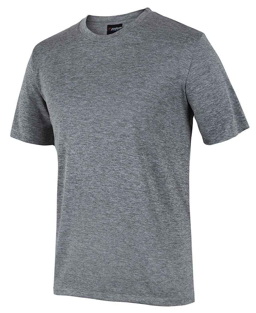 PODIUM CATION TEE 7PKT Light weight breathable moisture wicked soft handle fabric