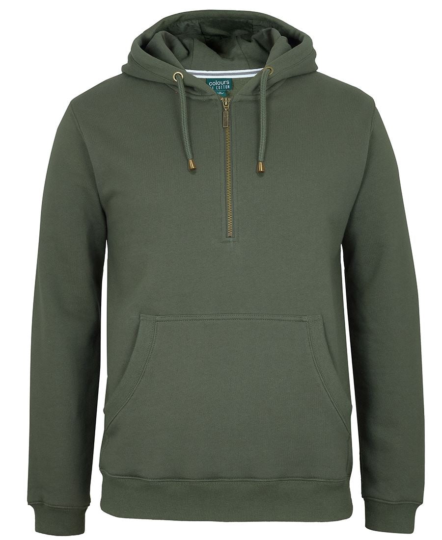 C OF C BRASS 1/2 ZIP HOODIE S3FHZ