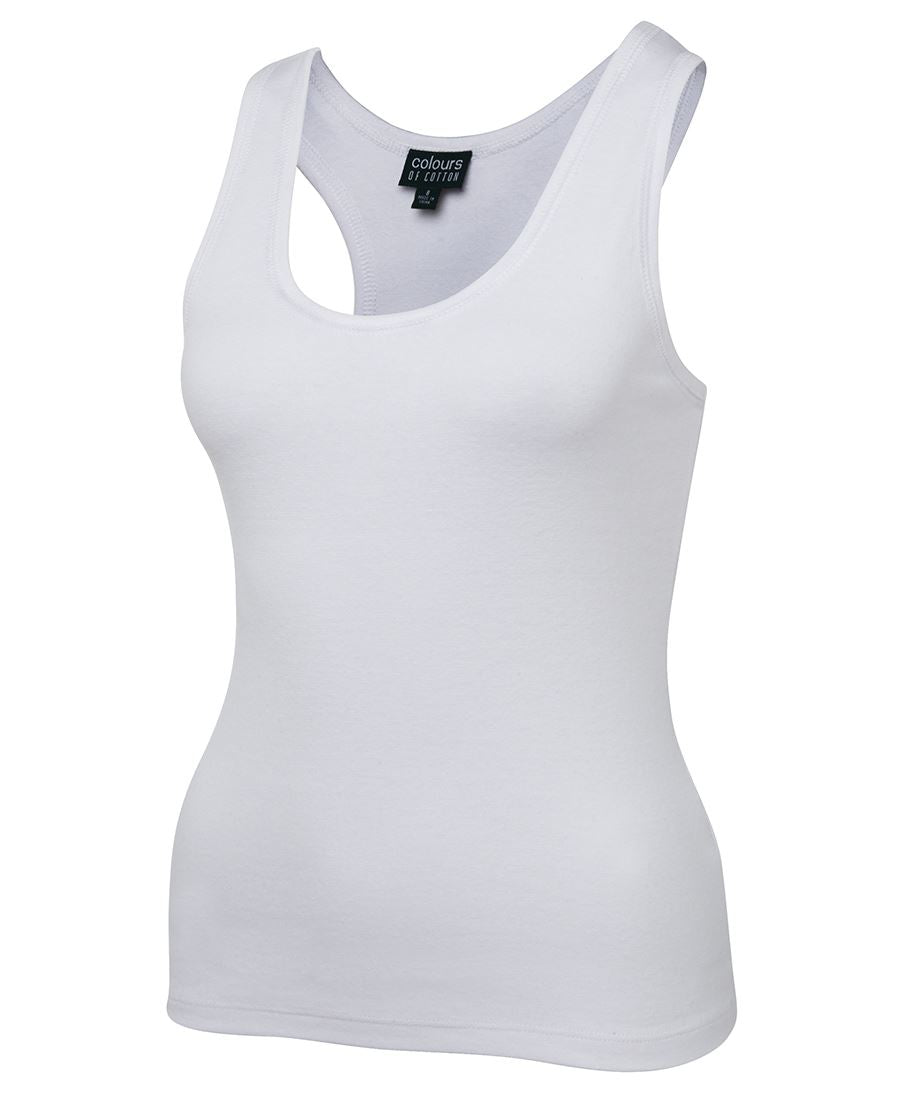 C OF C LADIES ATHLETIC SINGLET S7LS
