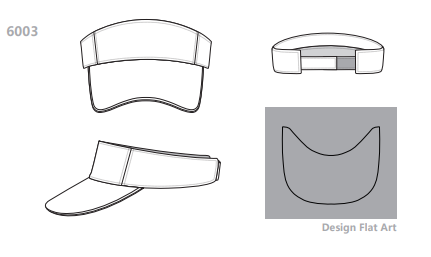 SOFT PEAK NETBALL VISOR