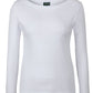 C OF C L/S BOAT NECK TEE 1BTL Stylish Neck Design