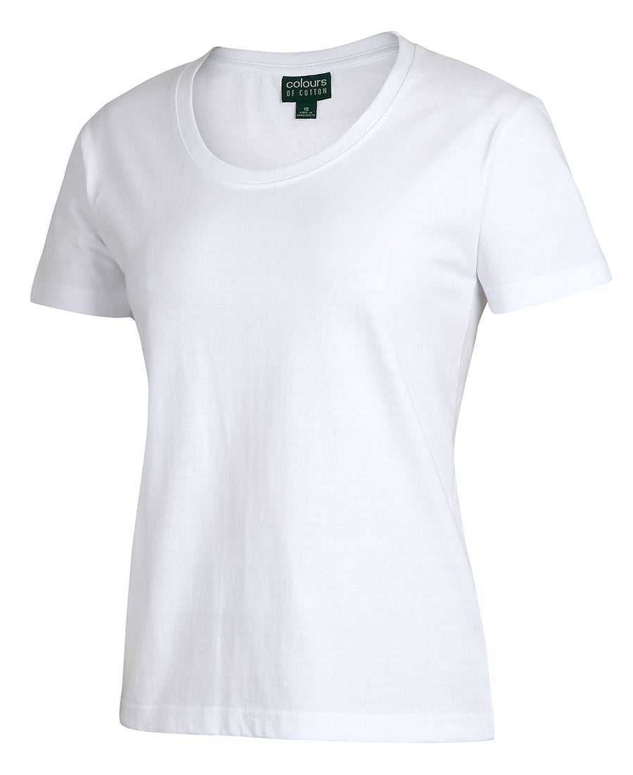 C OF C LADIES COMFORT CREW NECK TEE 1CCT1