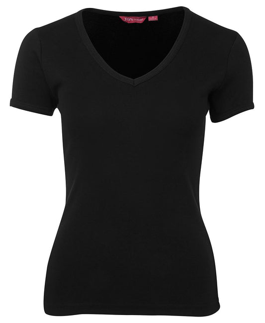 LADIES V-NECK TEE 1LV The staple V-neck tee.