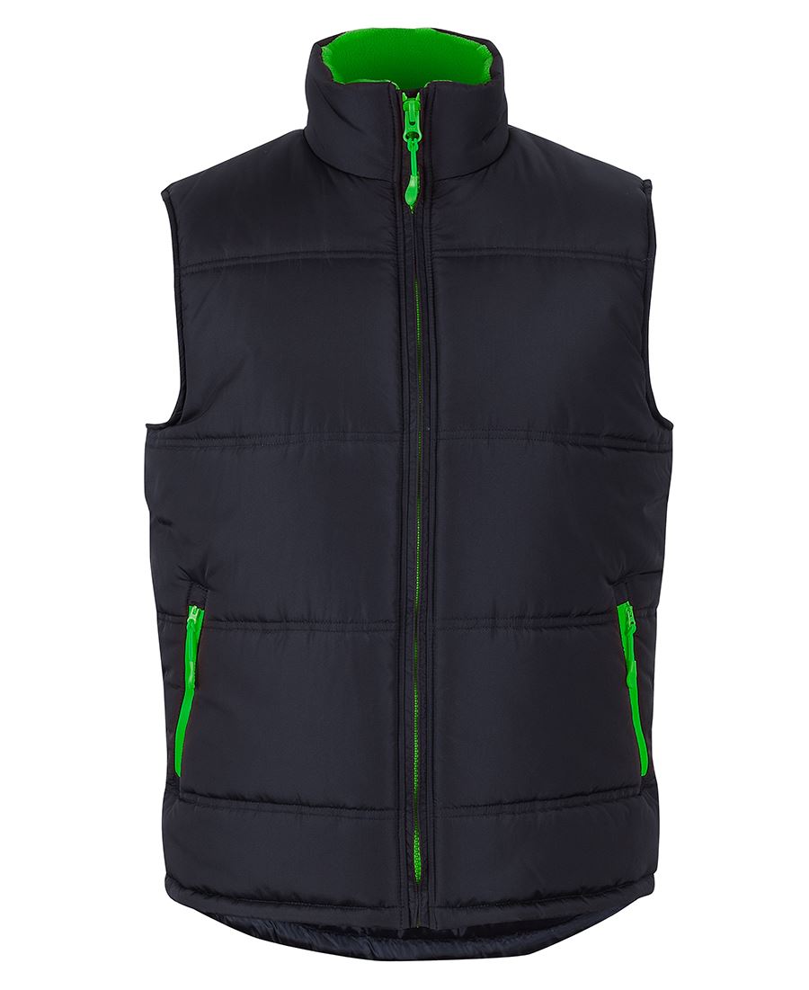 PUFFER CONTRAST VEST 3ACV Stylish puffer vest