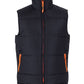 PUFFER CONTRAST VEST 3ACV Stylish puffer vest