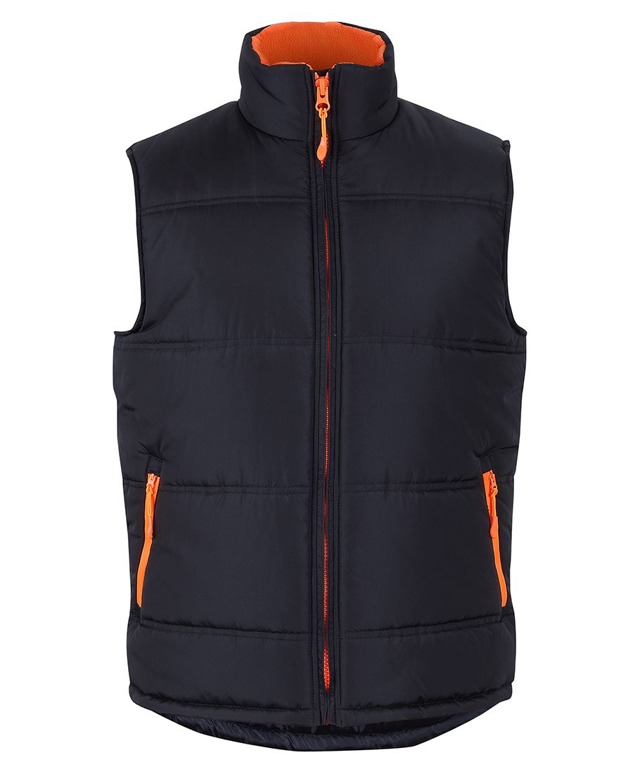 PUFFER CONTRAST VEST 3ACV Stylish puffer vest
