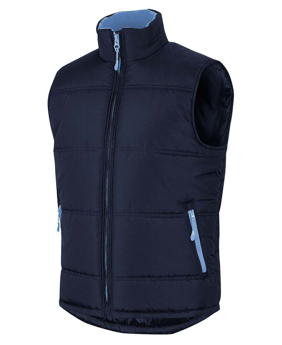 PUFFER CONTRAST VEST 3ACV Stylish puffer vest