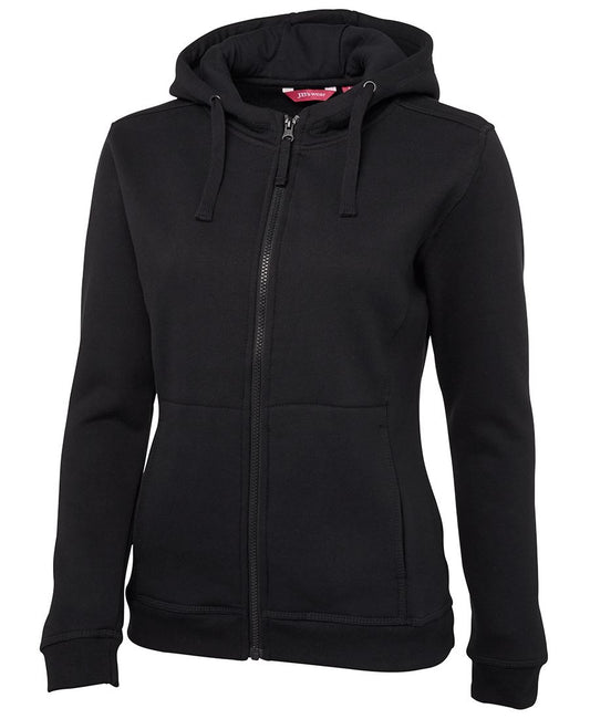 LADIES FULL ZIP FLEECY HOODIE 3HJ1 Form-fitting comfort