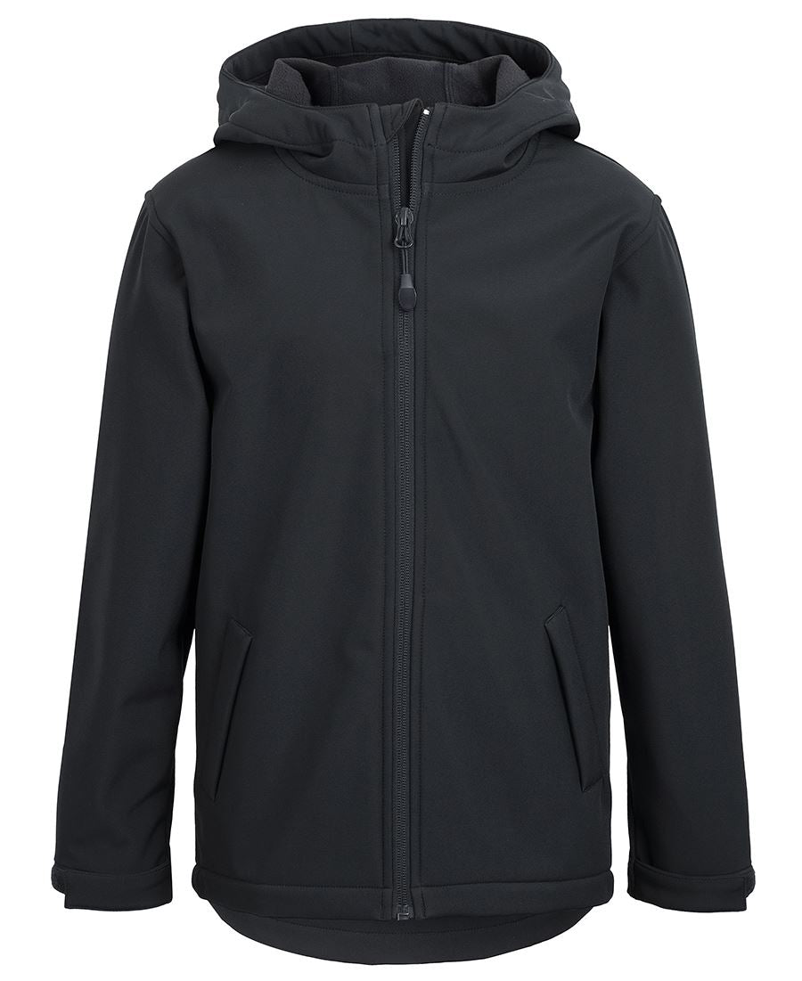 PODIUM KIDS & ADULTS THREE LAYER HOODED SOFTSHELL JACKET