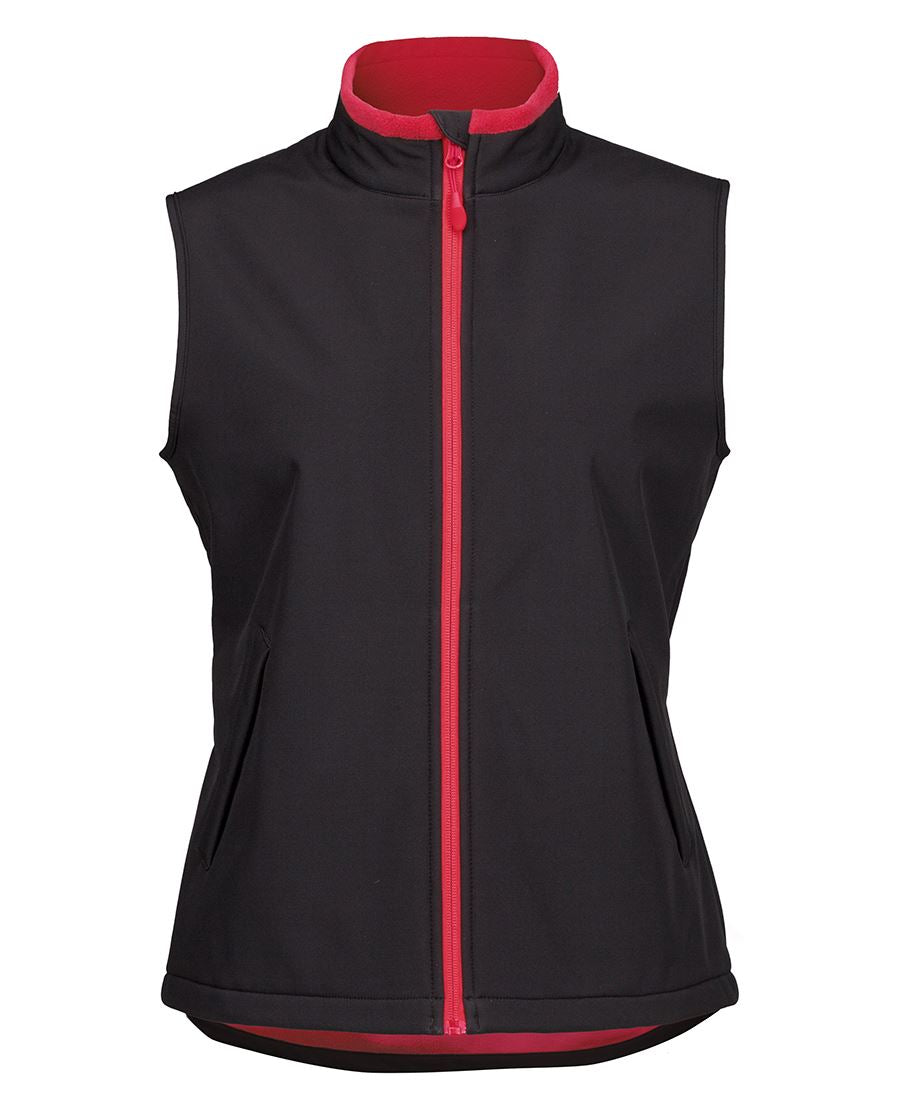 PODIUM LADIES THREE LAYER SOFTSHELL VEST 3WSV1 Breathable comfort, warmth & style for all