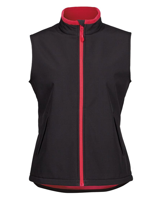 PODIUM LADIES THREE LAYER SOFTSHELL VEST 3WSV1 Breathable comfort, warmth & style for all