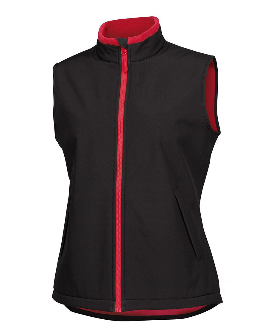 PODIUM LADIES THREE LAYER SOFTSHELL VEST 3WSV1 Breathable comfort, warmth & style for all