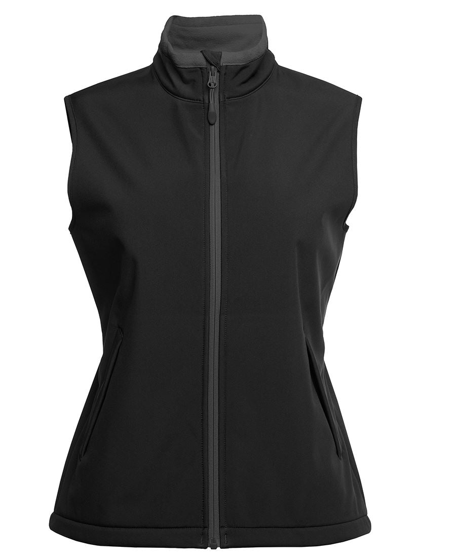PODIUM LADIES THREE LAYER SOFTSHELL VEST 3WSV1 Breathable comfort, warmth & style for all