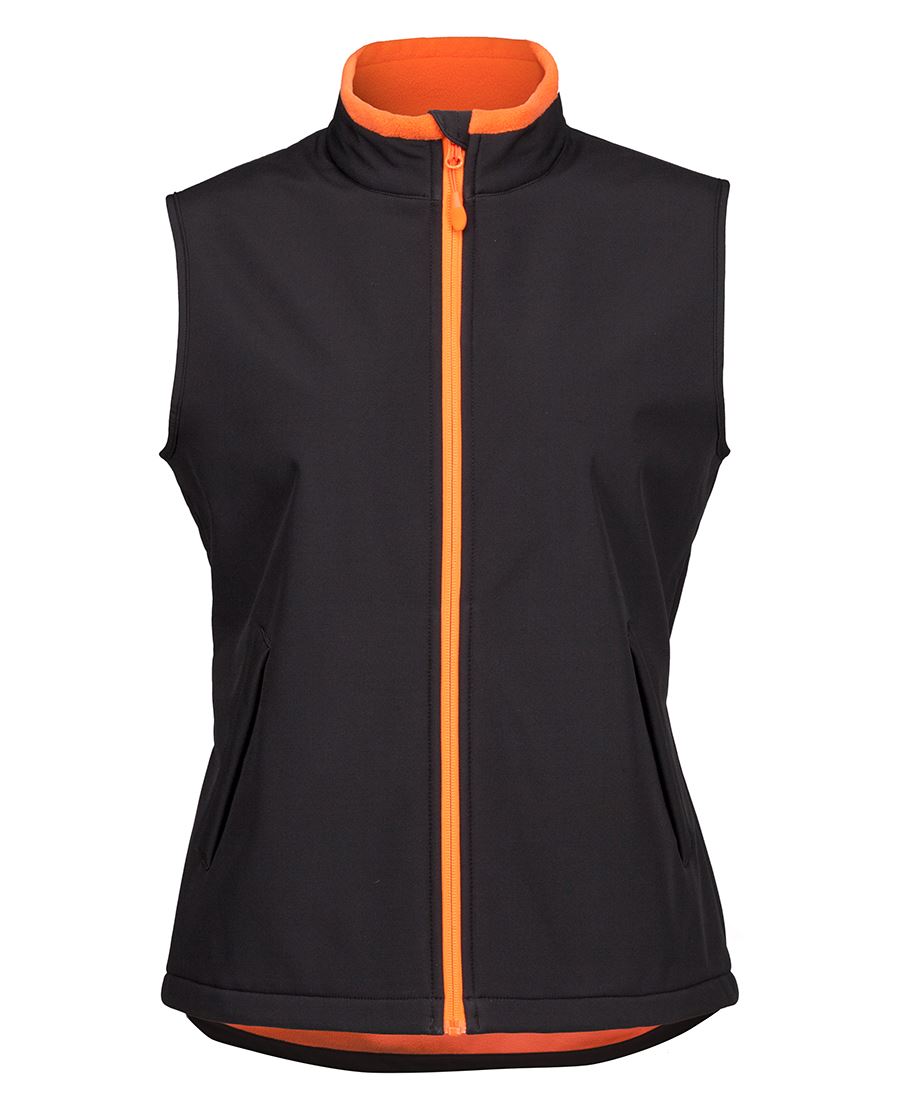 PODIUM LADIES THREE LAYER SOFTSHELL VEST 3WSV1 Breathable comfort, warmth & style for all