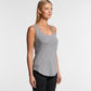 AS COLOUR WO'S YES RACERBACK SINGLET - 4045