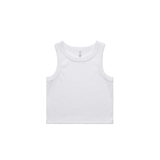 AS COLOUR WO'S ORGANIC RIB CROP TANK - 4064G
