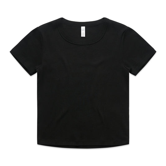 AS COLOUR WO'S ORGANIC RIB BABY TEE - 4074