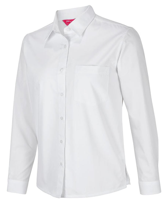 LADIES L/S DOUBLE LAYERED SHIRT 4DLSL Double Layer Front For Modesty