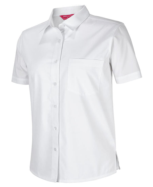 LADIES S/S DOUBLE LAYERED SHIRT 4DLSS Double Layer Front For Modesty