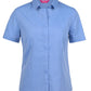 LADIES CLASSIC S/S FINE CHAMBRAY SHIRT 4FC1S Relaxed Corporate Wear
